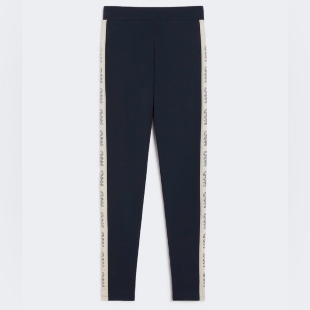TECHNICAL JERSEY LEGGINGS - NAVY